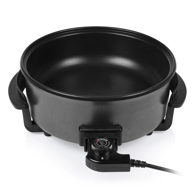 Tristar  | Wielofunkcyjna patelnia grillowa XL | PZ-9135 | Średnica 30 cm | Grill | 1500 W | Pokrywka w zestawie | Uchwyt stały | Czarny