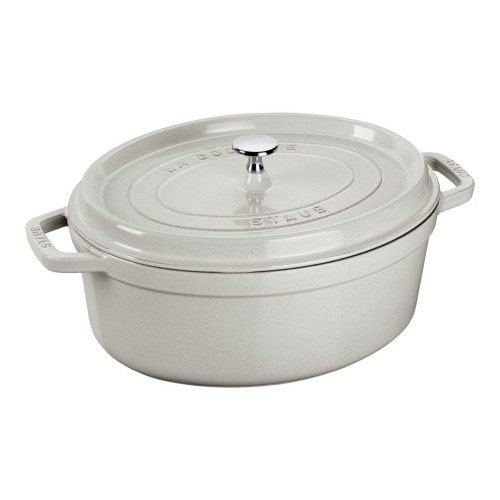 STAUB Garnek żeliwny owalny 4,2l biała trufla