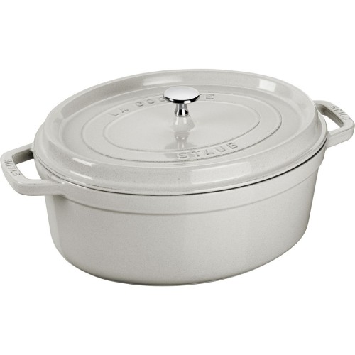 STAUB Garnek żeliwny owalny 4,2l biała trufla