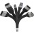Techly ICOC USBC-RJ45 kabel sieciowy Czarny 0,144 m