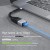 Techly ICOC USBC-RJ45 kabel sieciowy Czarny 0,144 m