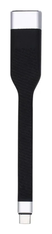 Techly ICOC USBC-RJ45 kabel sieciowy Czarny 0,144 m