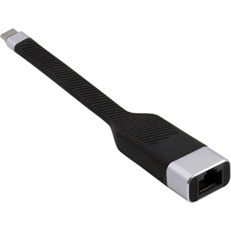Techly ICOC USBC-RJ45 kabel sieciowy Czarny 0,144 m
