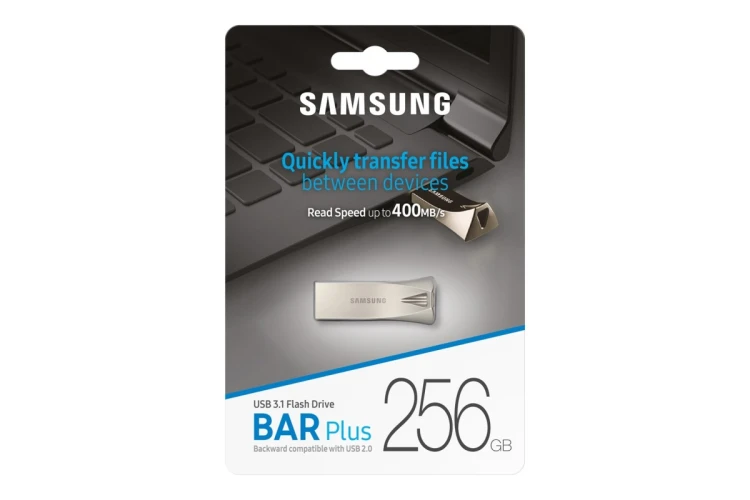 SAMSUNG FLASH BAR Plus 256GB MUF-256BE3/APC SILVER