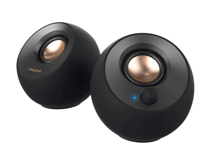 Glosniki 2.0 Pebble  V2  USB-C czarne