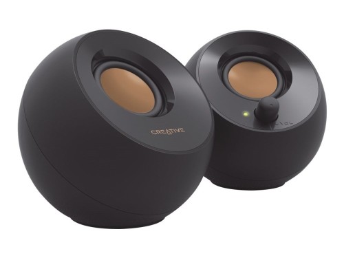 Glosniki 2.0 Pebble  V2  USB-C czarne