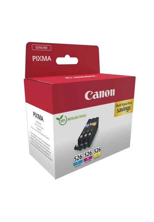Canon 4541B018 nabój z tuszem 3 szt. Oryginalny Cyjan, Purpurowy, Żółty