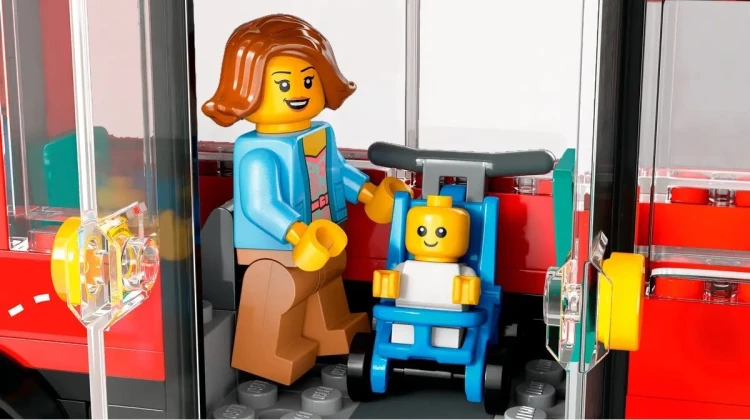 LEGO City 60407 - Czerwony, piętrowy autokar