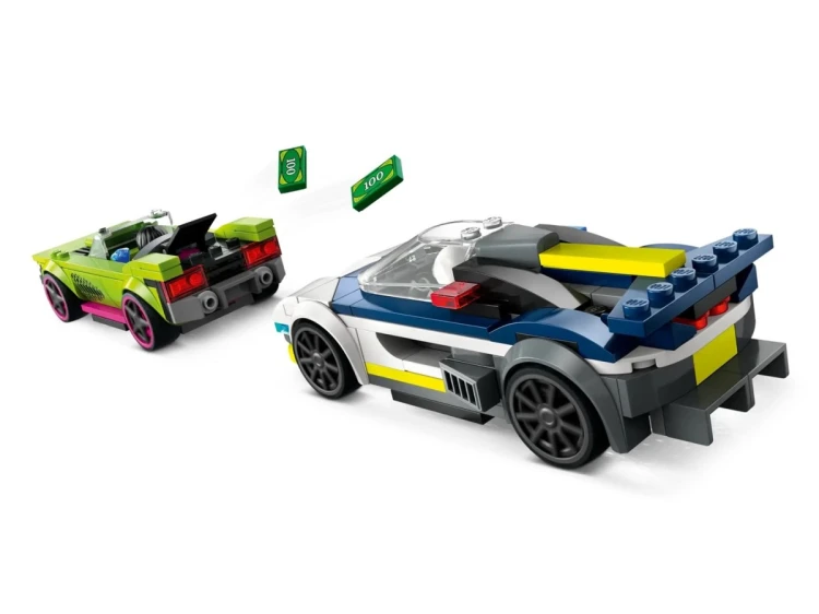 LEGO City 60415 - Pościg radiowozu za muscle carem