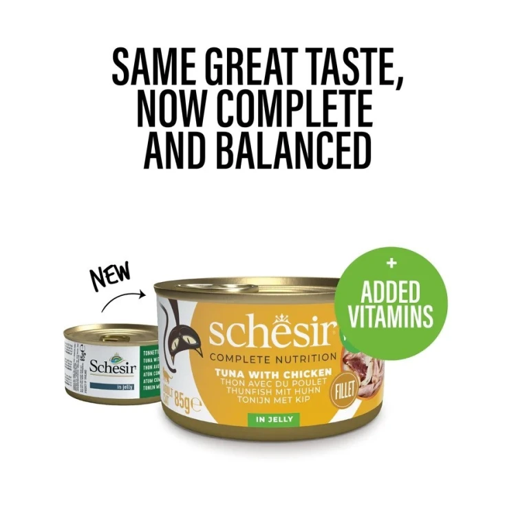 SCHESIR Adult Tuńczyk z Kurczakiem 85g