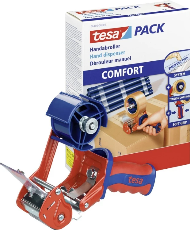 TESA 06400-00001 podajnik taśm Czerwony