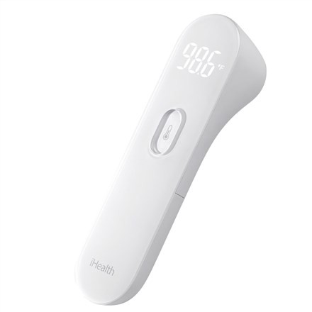 Termometr iHealth PT3 ręczny Biały F, °C 32 - 42,9 °C Wbudowany wyświetlacz