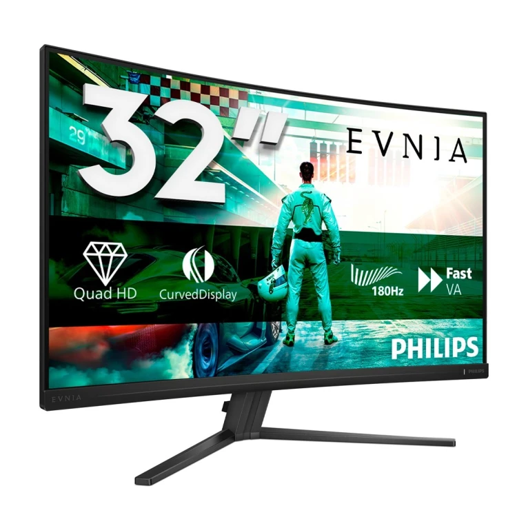 Philips Evnia 32M2C3500L/00 monitor komputerowy 80 cm (31.5") 2560 x 1440 px Quad HD LCD Czarny