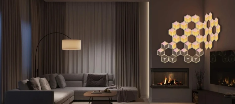 Govee H606A Glide Hexagon Light Panels Ultra 7-pack | Oświetlenie LED | RGBIC, 2.4GHz Wi-Fi, Bluetooth
