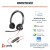 POLY Zestaw słuchawkowy Blackwire 3320 Stereo USB-C z certyfikatem Microsoft Teams + przejściówka USB-C/A