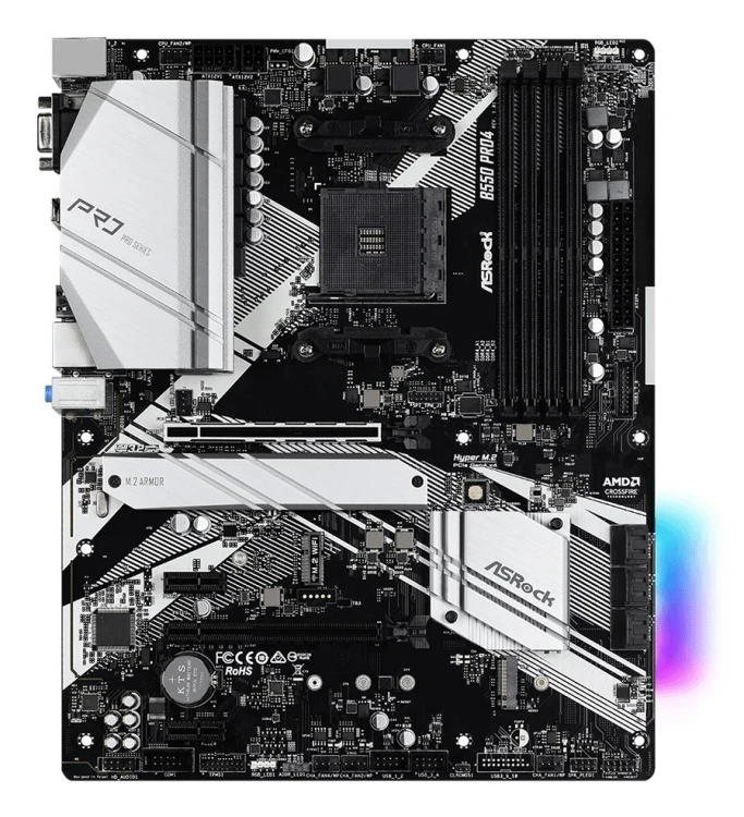Płyta główna Asrock B550 Pro4 Socket AM4 ATX AMD B550
