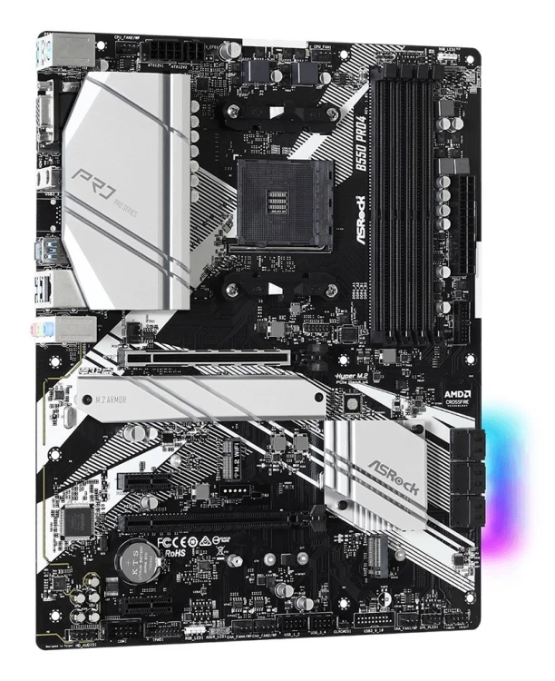 Płyta główna Asrock B550 Pro4 Socket AM4 ATX AMD B550