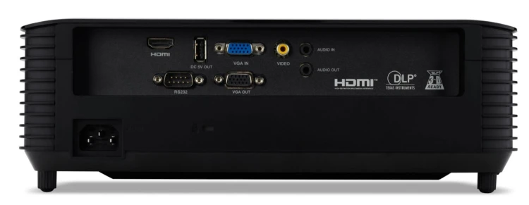 Acer | X1328WHn | WXGA (1280x800) | 5000 ANSI lumens | 20000:1 | Black