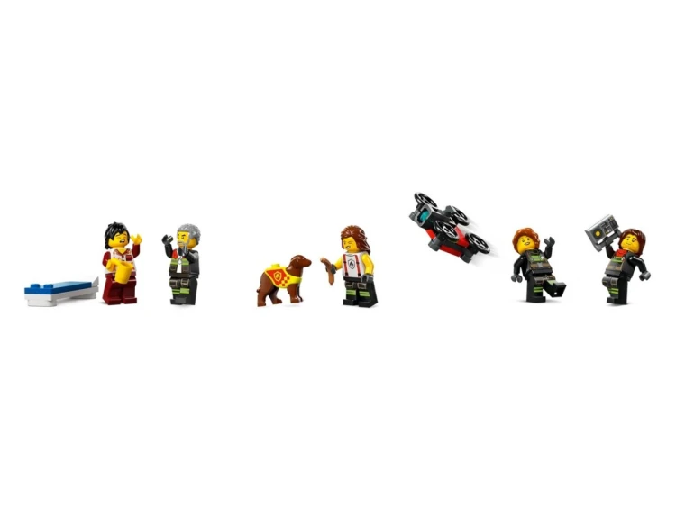 LEGO City 60414 - Remiza strażacka z wozem strażackim