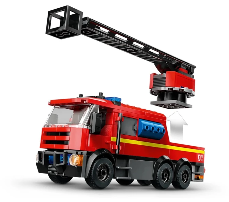 LEGO City 60414 - Remiza strażacka z wozem strażackim