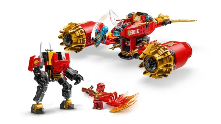 LEGO Ninjago 71830 - Burzowy jeździec-mech Kaia