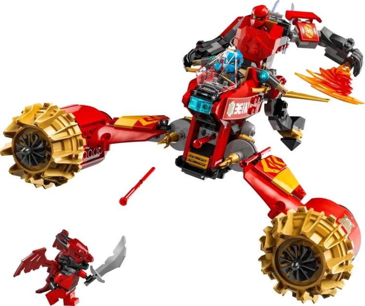 LEGO Ninjago 71830 - Burzowy jeździec-mech Kaia