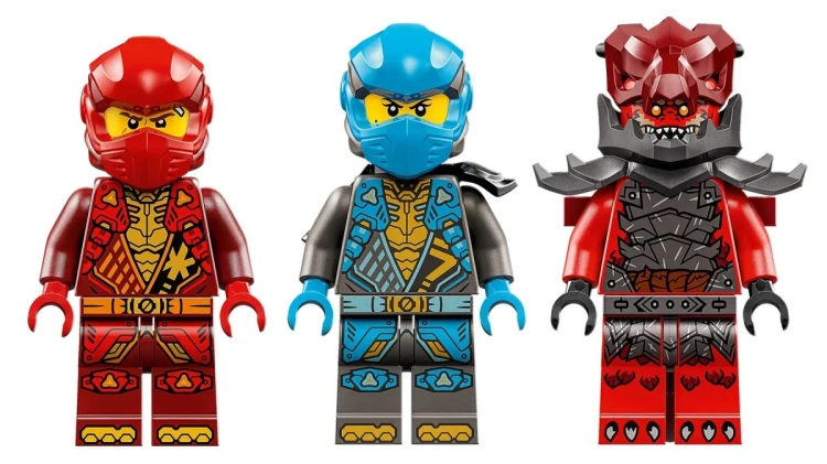 LEGO Ninjago 71830 - Burzowy jeździec-mech Kaia