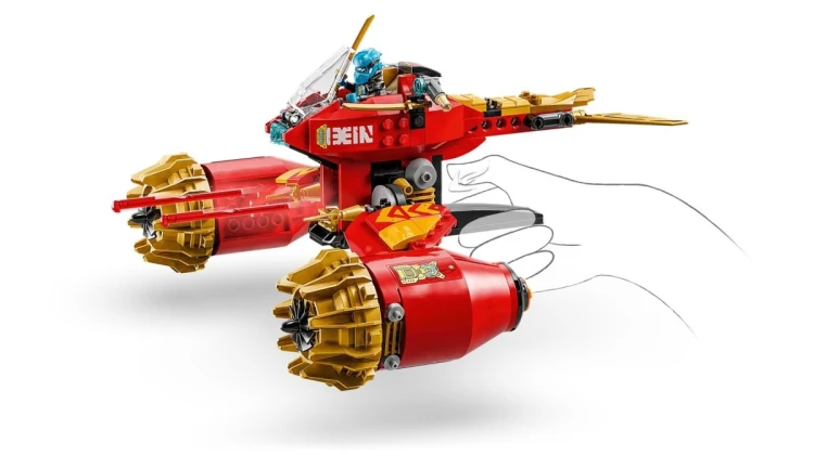 LEGO Ninjago 71830 - Burzowy jeździec-mech Kaia