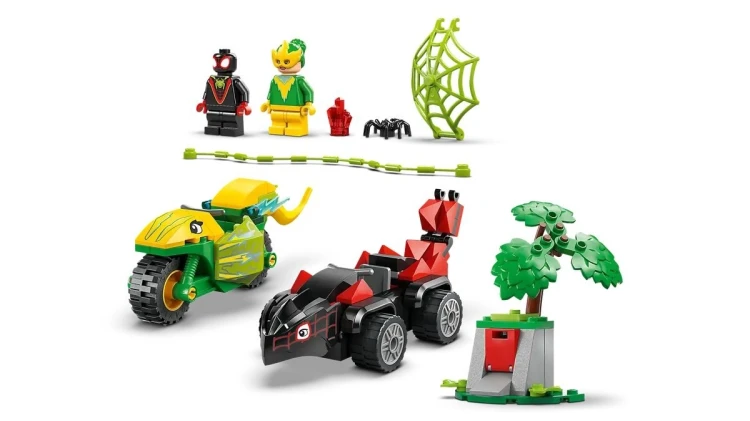LEGO Marvel Super Heroes 11198 - Pościg Spina za Electro w dinopojeździe