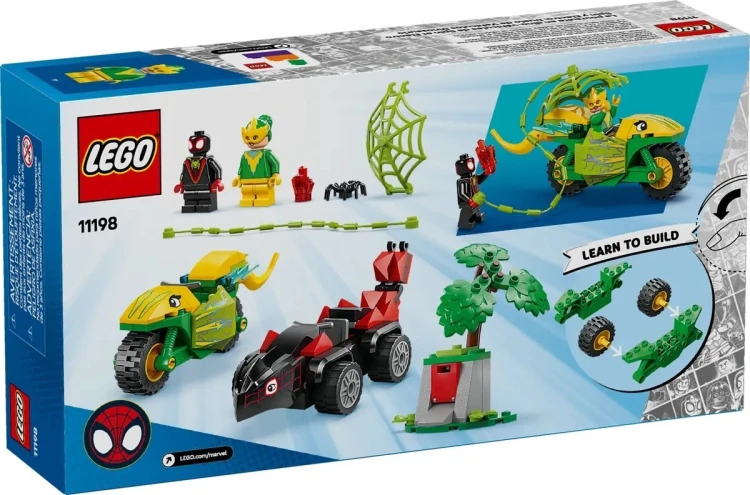 LEGO Marvel Super Heroes 11198 - Pościg Spina za Electro w dinopojeździe