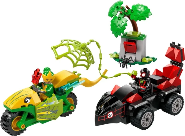 LEGO Marvel Super Heroes 11198 - Pościg Spina za Electro w dinopojeździe