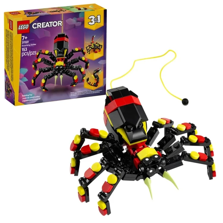 LEGO Creator 3w1 31159 - Dzikie zwierzęta: niezwykły pająk