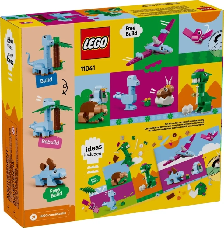 LEGO Classic 11041 - Kreatywne dinozaury