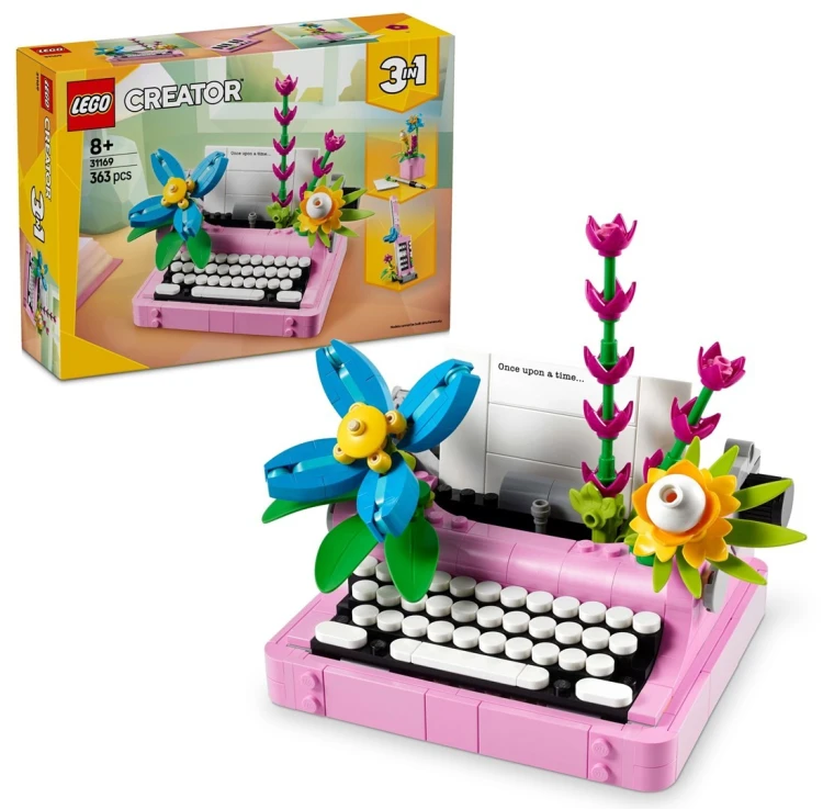 LEGO Creator 3w1 31169 - Maszyna do pisania z kwiatami