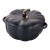 Mini garnek ZWILLING STAUB 40508-549-0 Mini Cocotte Pumpkin okrągły dynia - czarny 700ml