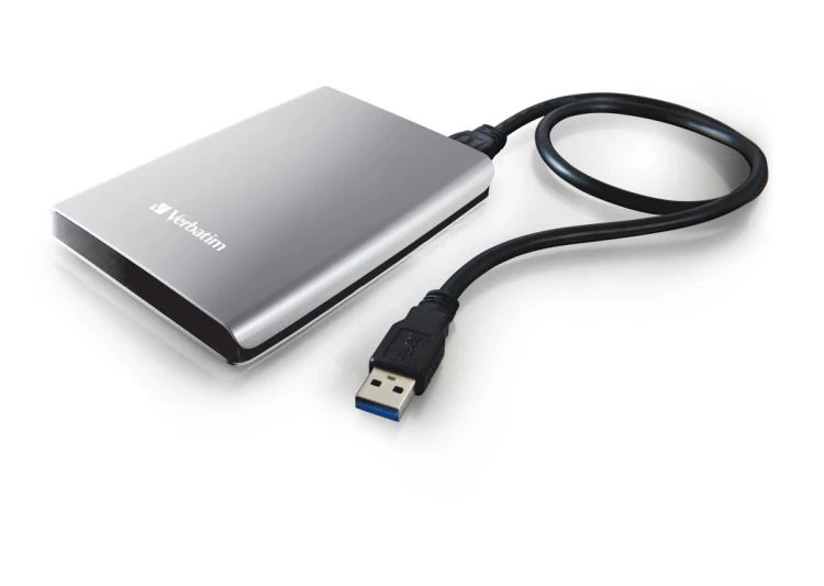 Dysk zewnętrzny Verbatim 53071 (1 TB; 2.5"; USB 2.0, USB 3.0; 5400 obr/min; kolor srebrny)