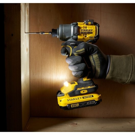 Stanley FATMAX SFMCF830B-XJ wkrętak zasilany/zakrętark udarowy 3200 RPM Czarny, Żółty