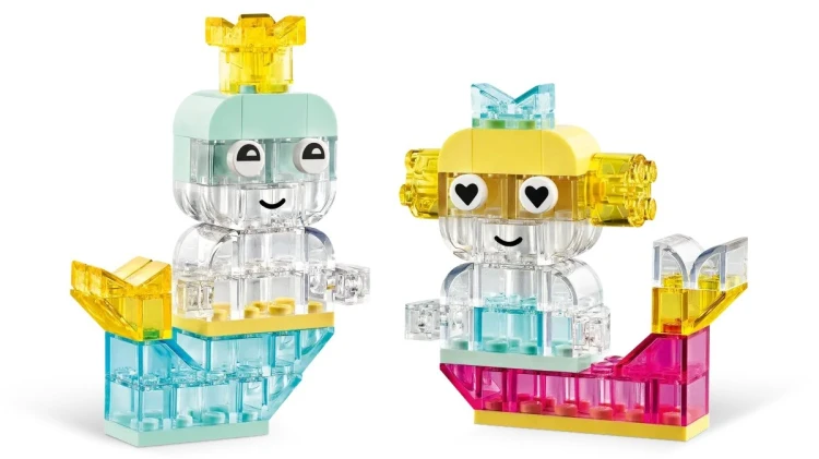 LEGO Classic 11040 - Magiczny zestaw z przezroczystymi klockami