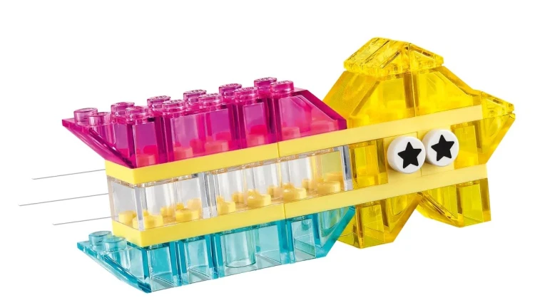 LEGO Classic 11040 - Magiczny zestaw z przezroczystymi klockami