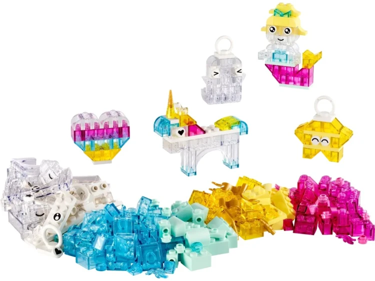 LEGO Classic 11040 - Magiczny zestaw z przezroczystymi klockami