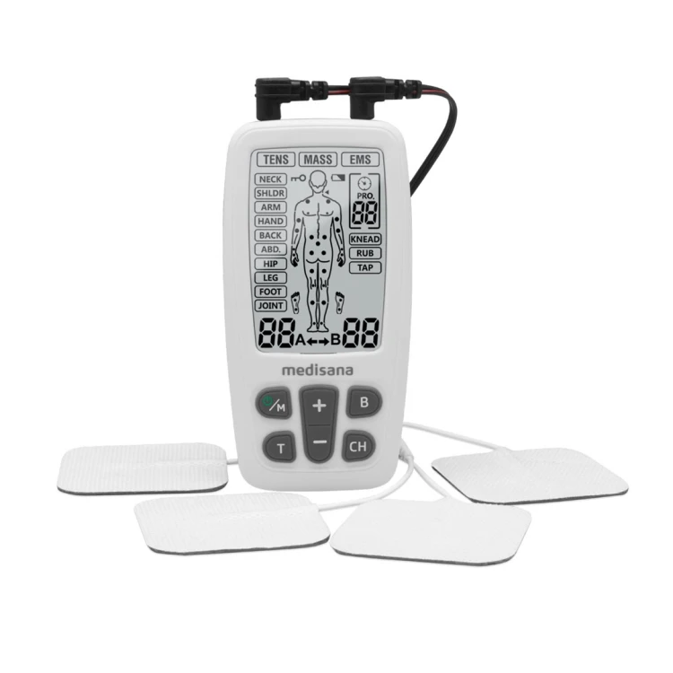 Urządzenie do terapii bólu Medisana 3w1 TT 200 TENS | EMS | masaż | 22 programy | 54,5 x 23 x 109 mm