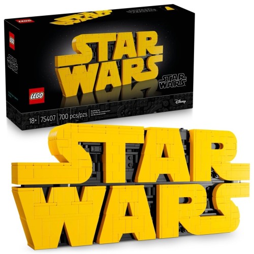 LEGO Star Wars 75407 - Logo Star Wars zbudowane z klocków