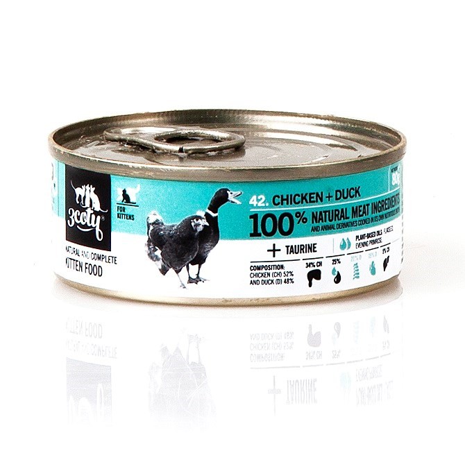 3Coty CHICKEN + DUCK for Kittens 80g
