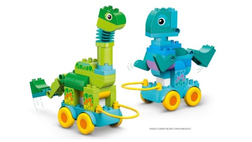 LEGO Duplo 3w1 10451 - Dinozaury na kółkach