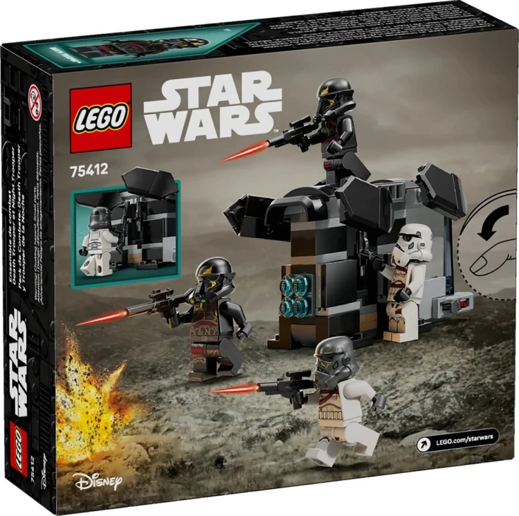 LEGO Star Wars 75412 - Szturmowiec Śmierci i nocny szturmowiec - zestaw bitewny