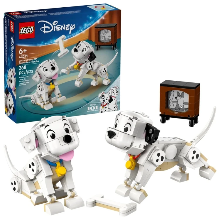 LEGO Disney 43271 - 101 dalmatyńczyków: Szczeniaczki Szczęściarz i Penny