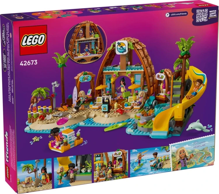LEGO Friends 42673 - Rodzinne wakacje na plaży