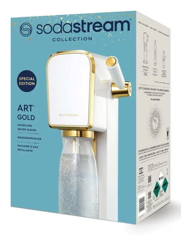 Sodastream ART białe złoto z 1L butelką PET