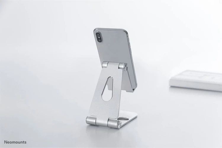 Neomounts DS10-160SL1 uchwyt Uchwyt pasywny Telefon komórkowy/Smartfon Srebrny