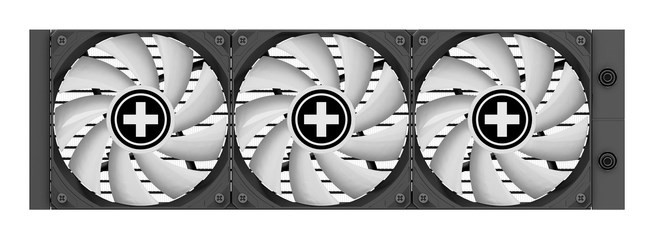 Xilence XC997 system chłodzenia komputerów Procesor Zestaw do chłodzenia płynami 12 cm Czarny 1 szt.